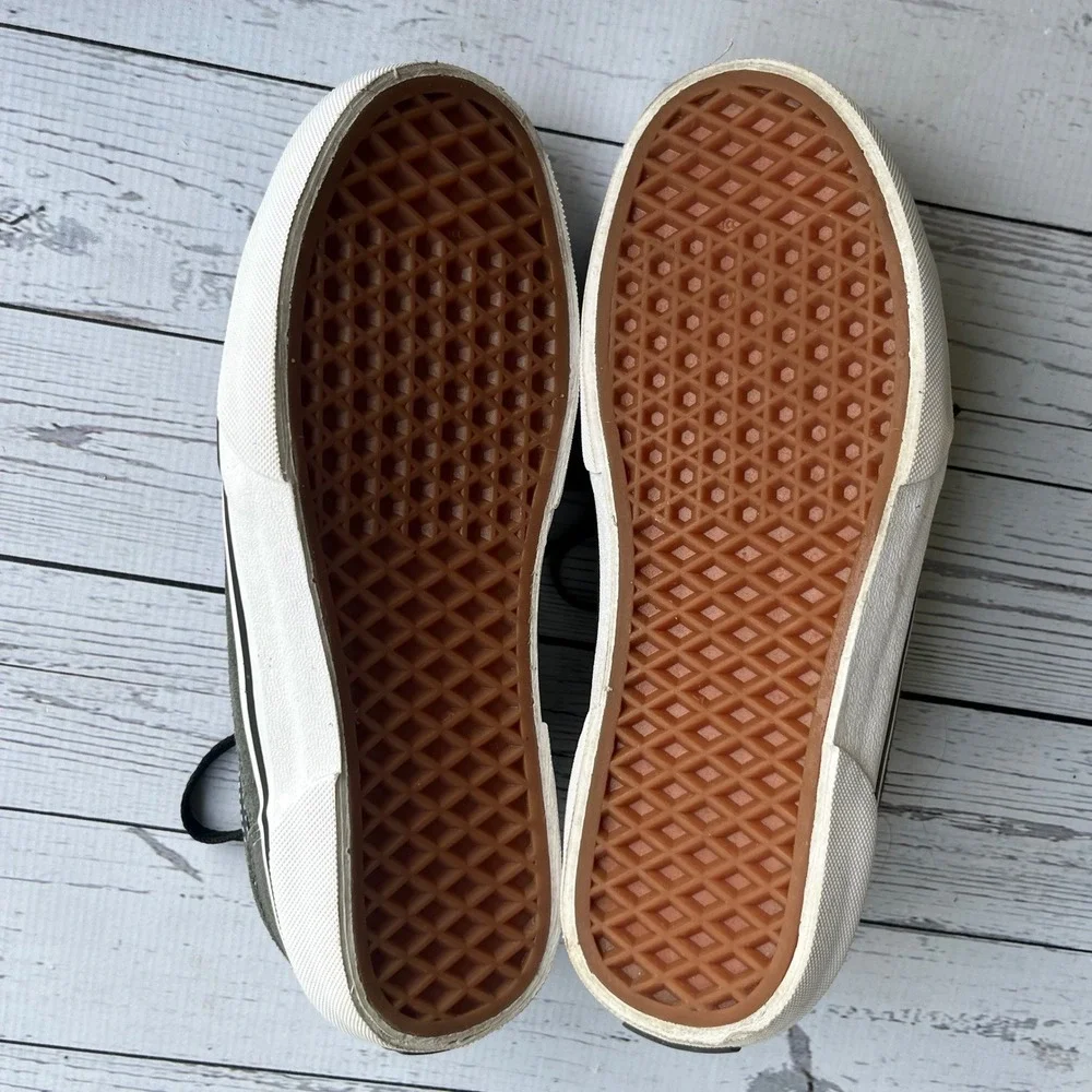Vans Mens 6.5 Suede Low Top Skatewear Shoes Indie Streetwear Retro Grunge